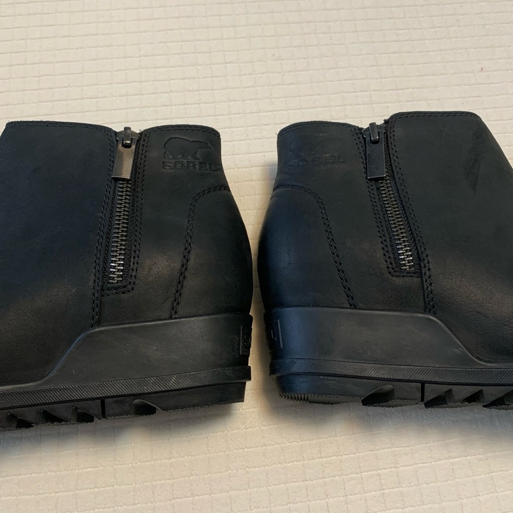 Sorel black leather ankle boots - Picture 10 of 16